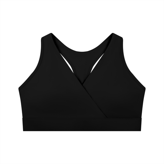 Women's Crossover V-Neck Sports Bra