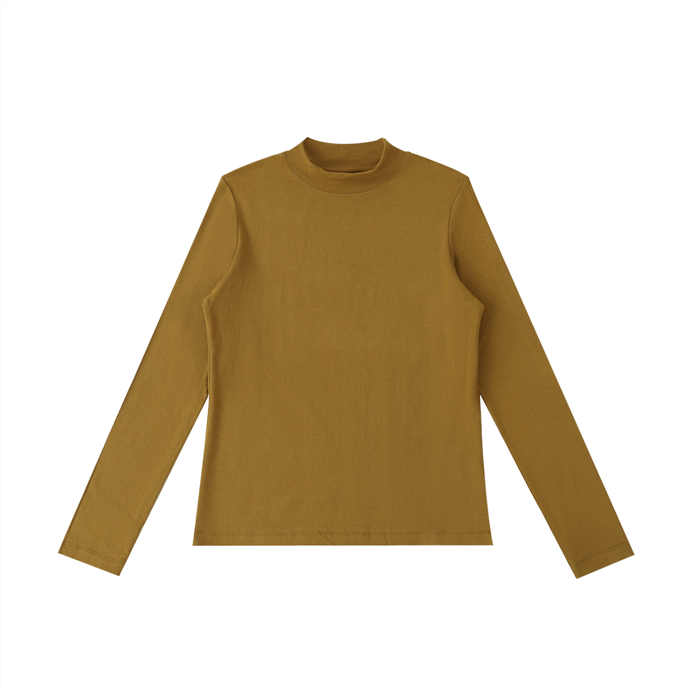 SoftSculpt Maple Mock‑Neck