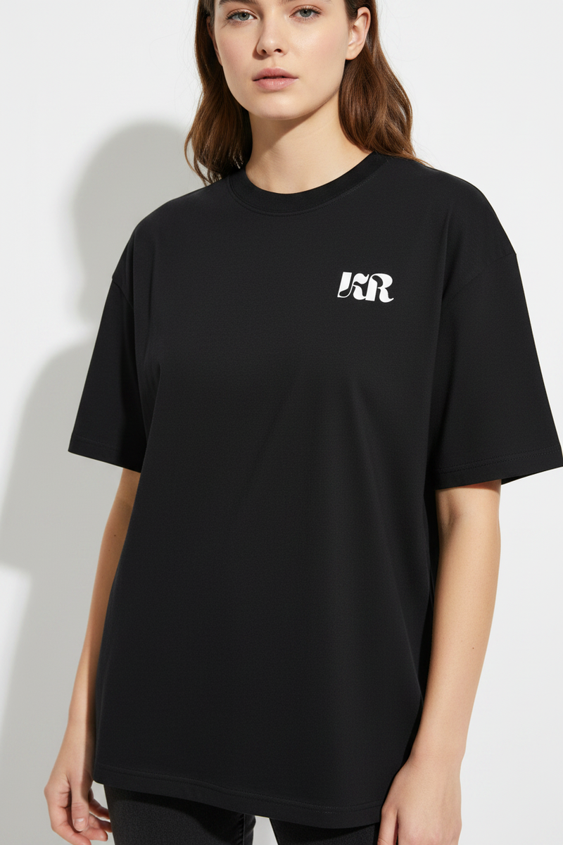 Black Sorona Tee — Close-up