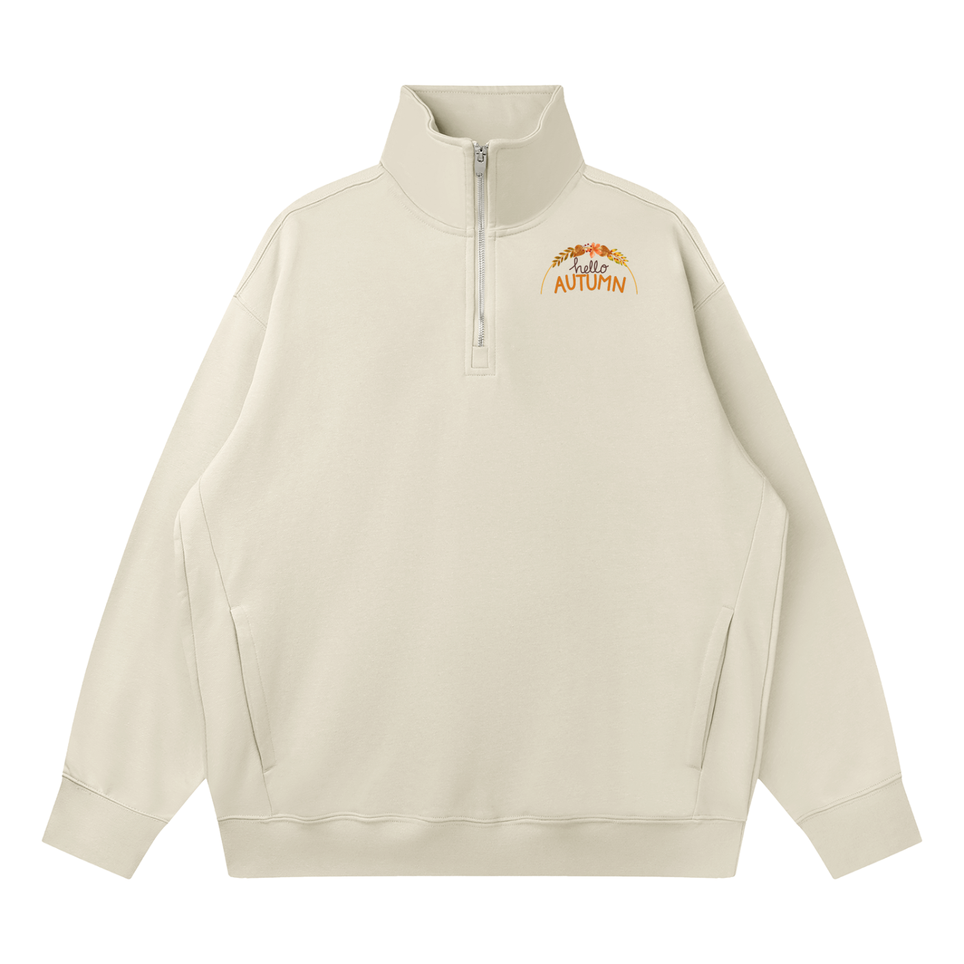 TechFall Drop‑Shoulder Zip