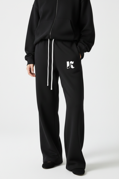 Close-up — Black Essential SweatPants