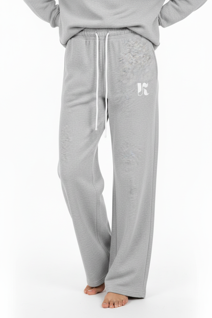 Close-up — Grey Marl Essential SweatPants