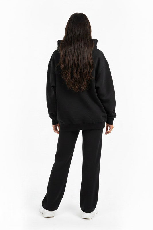 Cloud Lounge Set Black — Back Shot