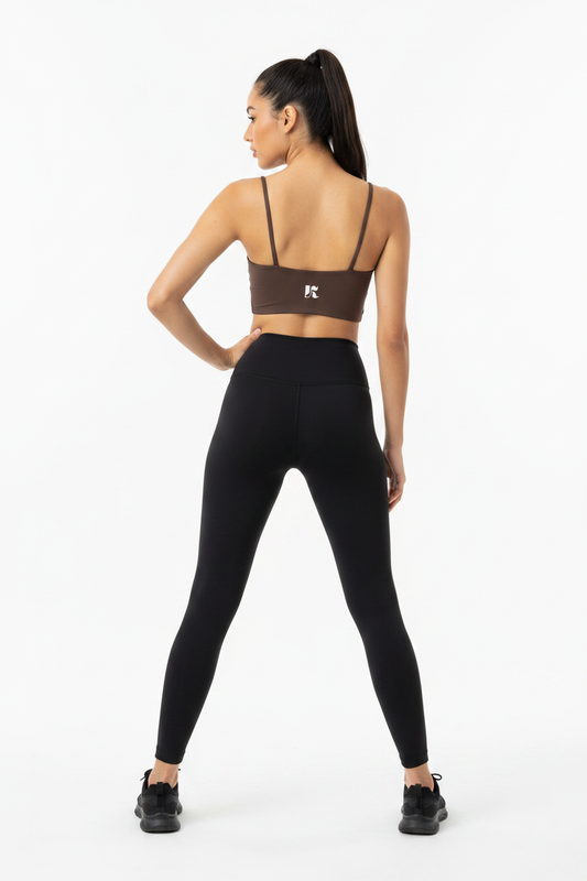 Coffee Core Strap Bra – Back Shot