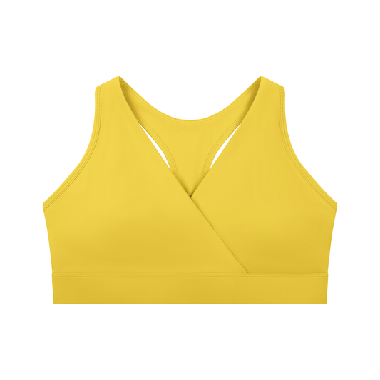 Women's Crossover V-Neck Sports Bra