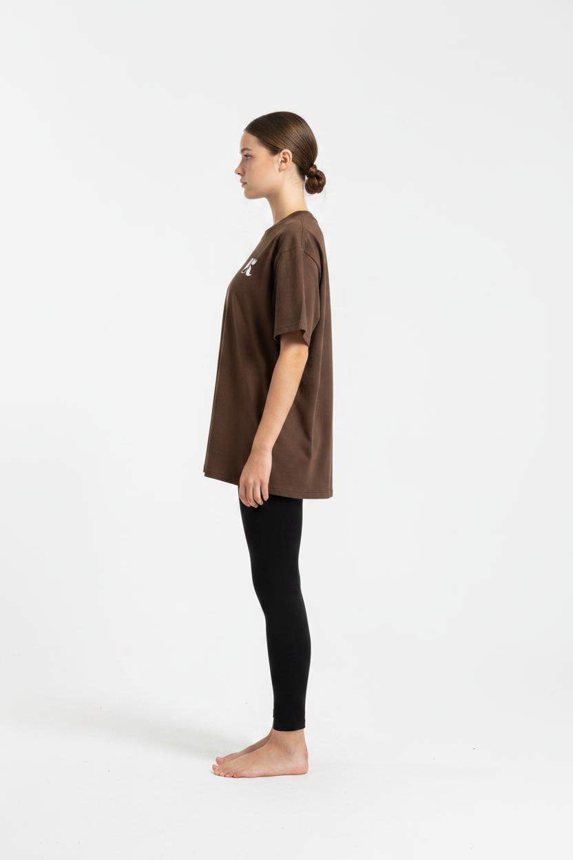 Essential Tee Coffee — Side Shot