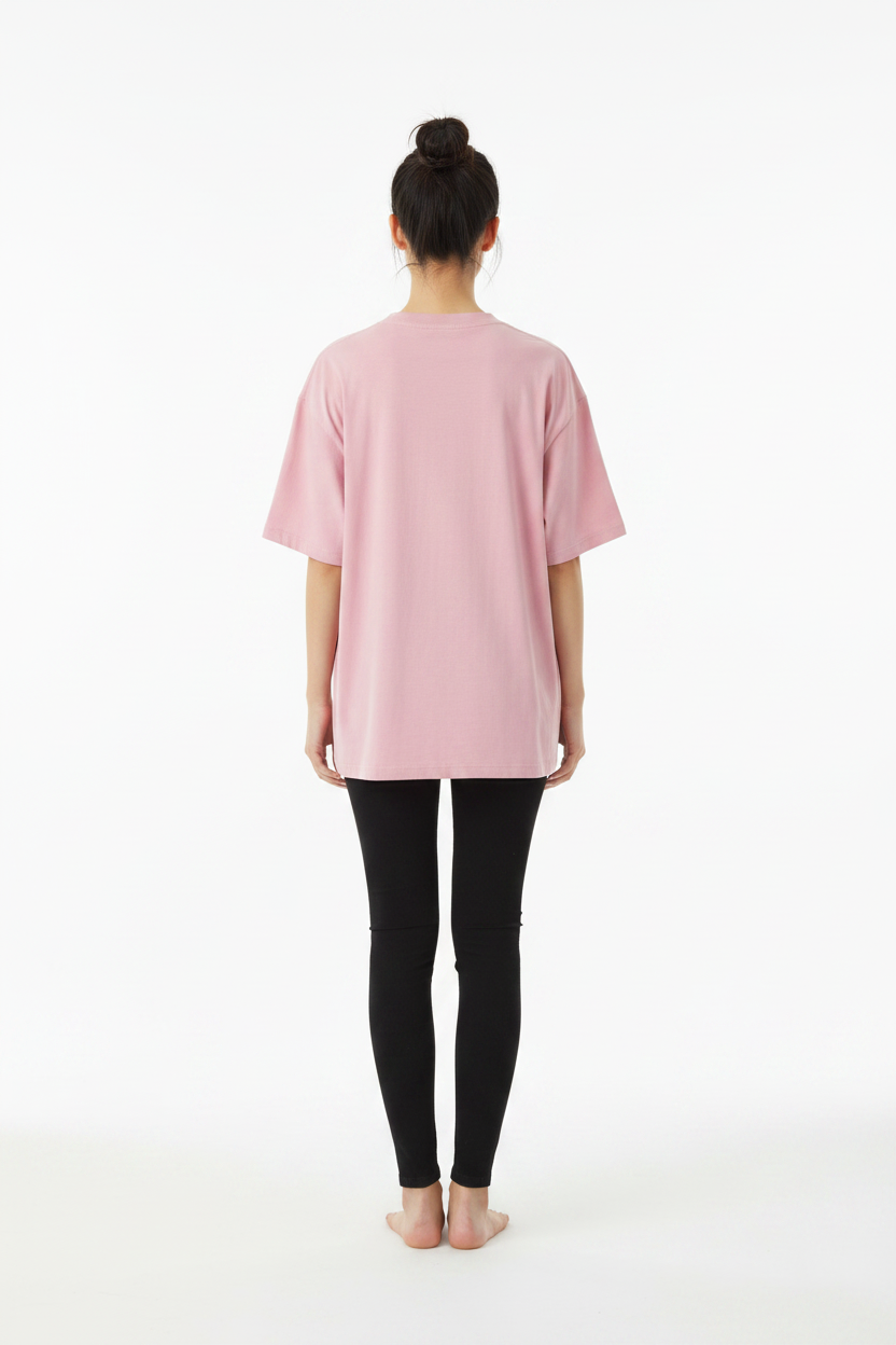 Essential Tee Pink — Back Shot