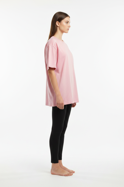 Essential Tee Pink — Side Shot