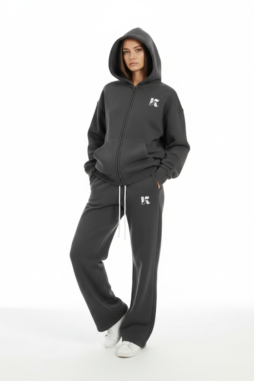 Front — Charcoal Essential SweatPants