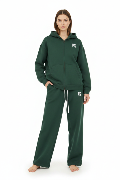 Front — Forest Green Essential SweatPants