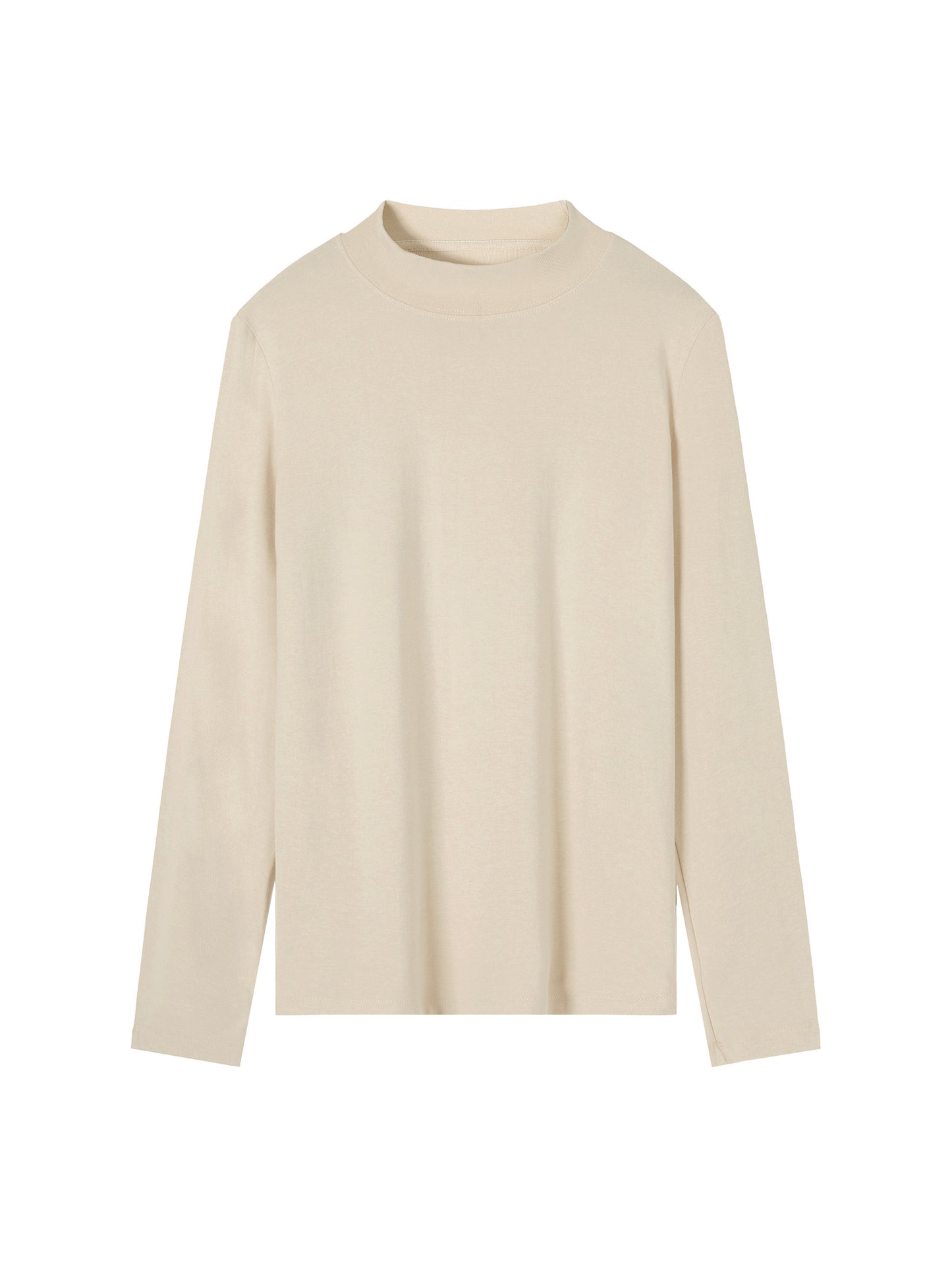 SoftSculpt Maple Mock‑Neck