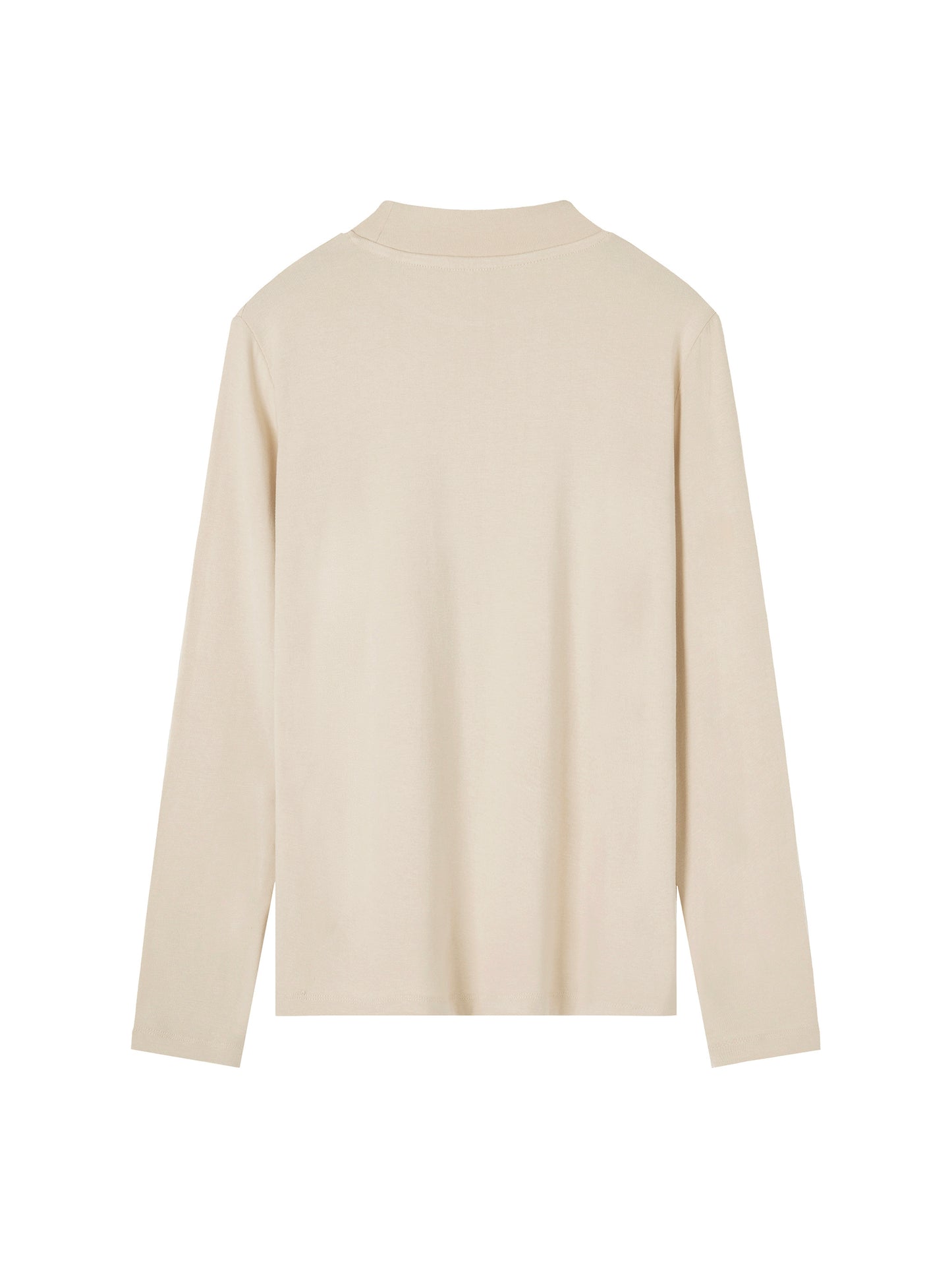 SoftSculpt Maple Mock‑Neck