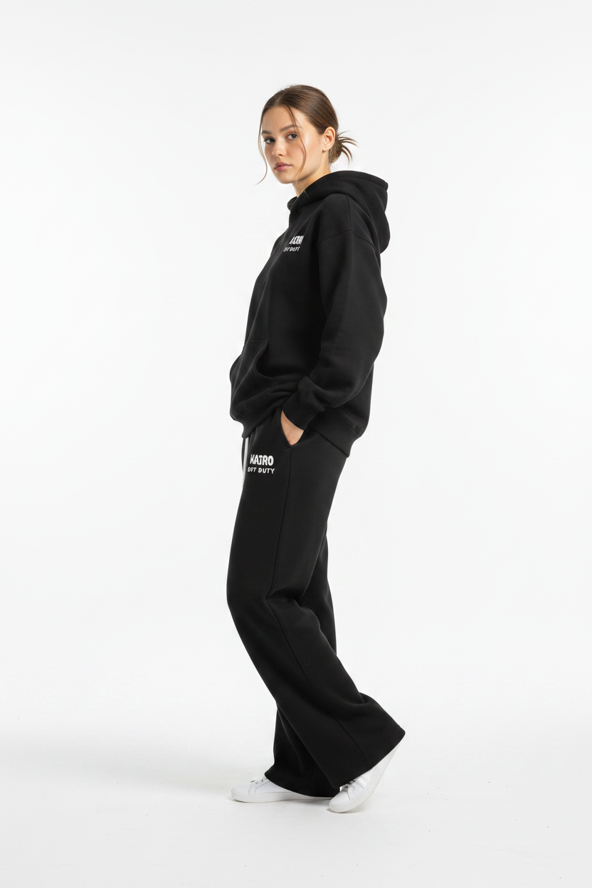 Off Duty Hoodie Black – Side
