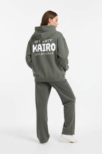 Off Duty Hoodie Olive – Back