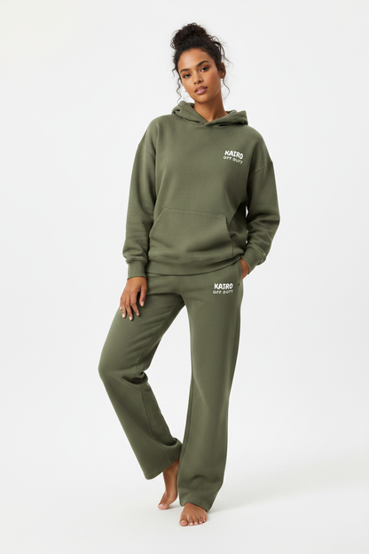 Off Duty Joggers Olive – Front