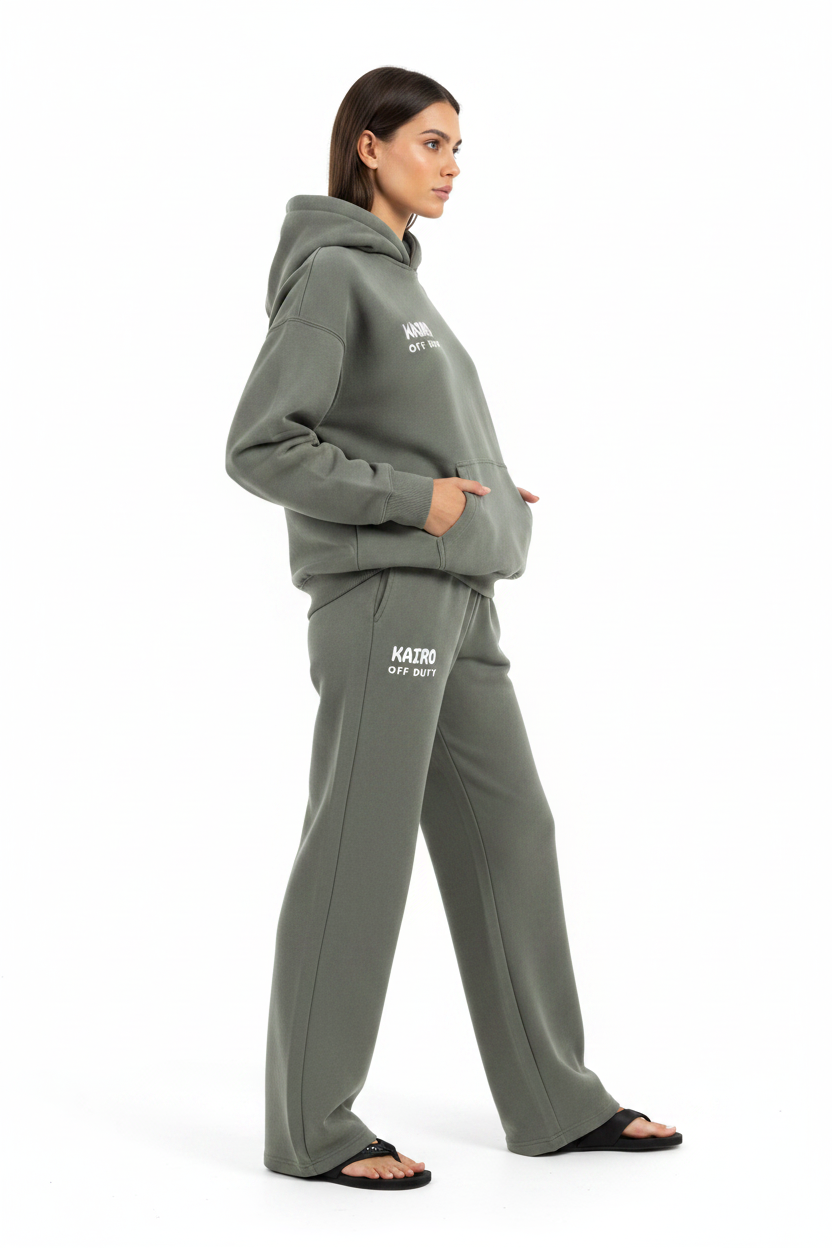 Off Duty Joggers Olive – Side