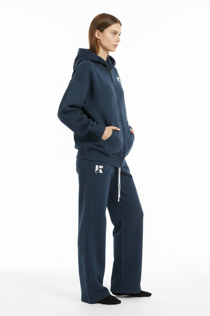 Side — Navy Essential SweatPants