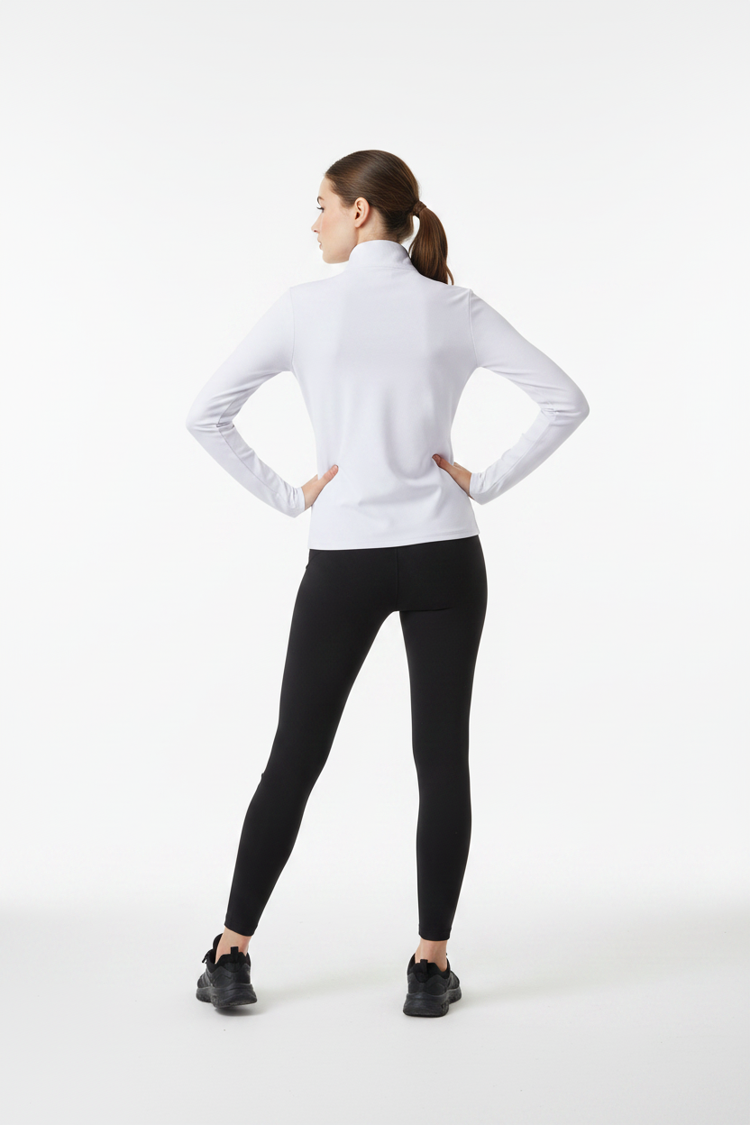 White Bloom back model