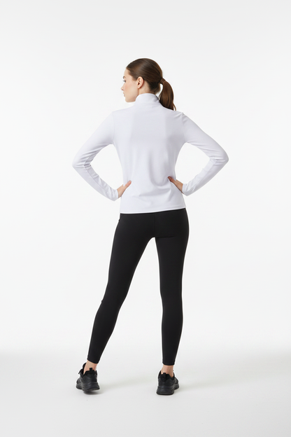 White Bloom back model